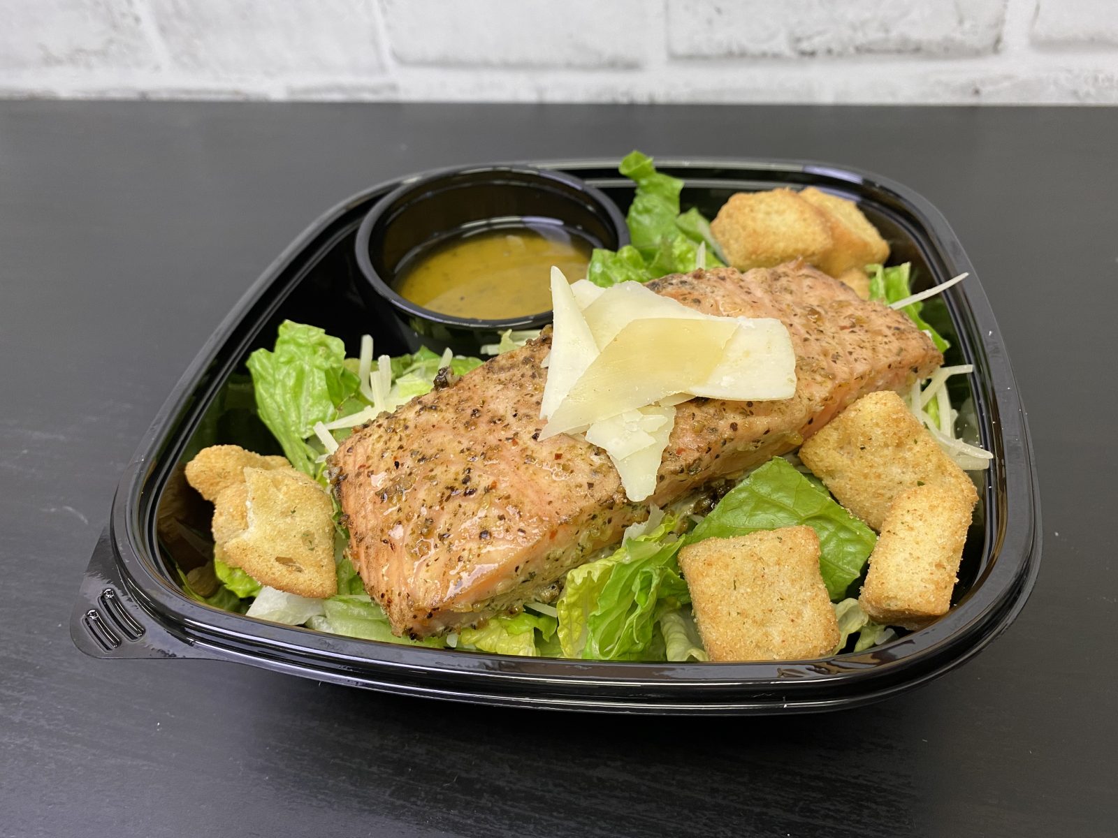 Salmon Caesar Salad Amplified Meal Prep