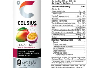 CELSIUS Sparkling Mango Passionfruit- 12fl oz