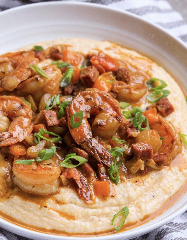 Cajun Shrimp and Grits Amplified Meal Prep