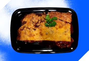 Cheesy Beef Enchilada Casserole