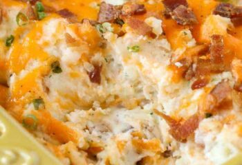 Thanksgiving Twice Baked Potato Casserole