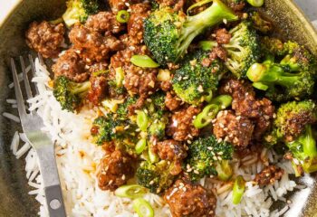 Ginger Ground Beef Bowl